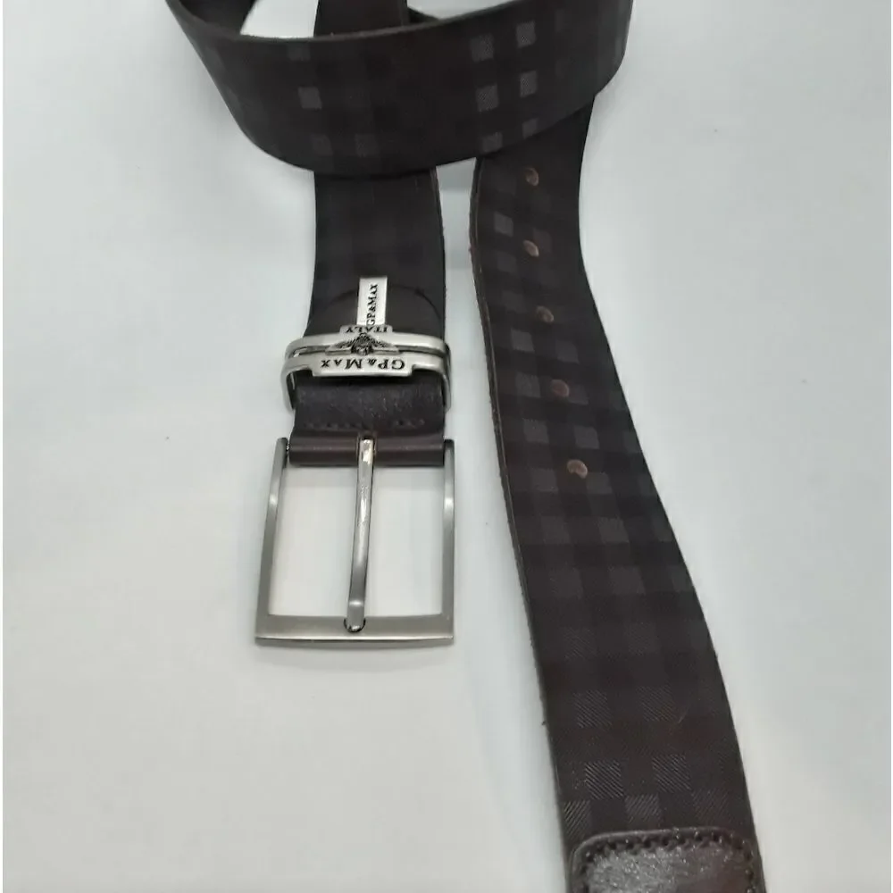 GP & Max Cuir Veritable Real Leather Vera Pelle Brown Belt 51